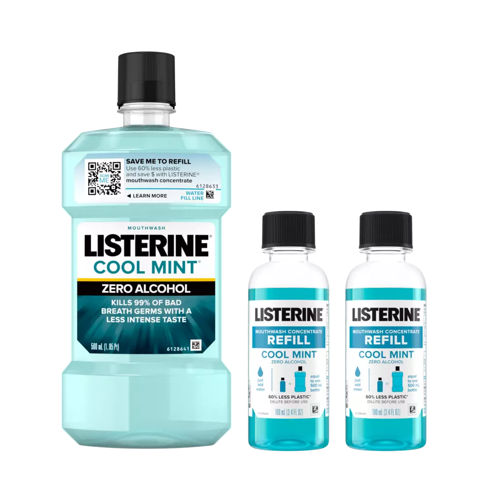 Listerine® Cool Mint Mouthwash, 2 ct / 1 L - Smith's Food and Drug